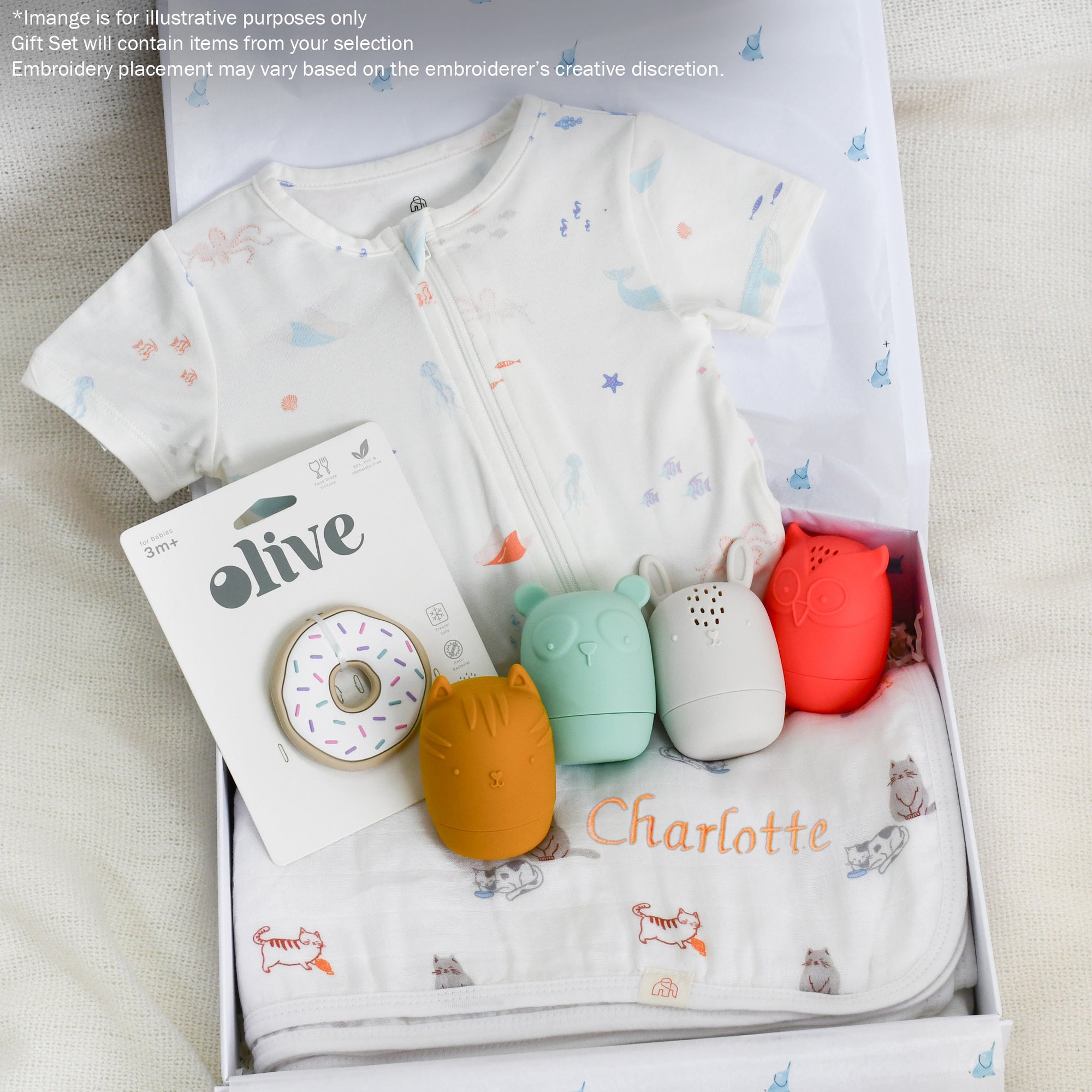 Sweet Sea Creatures Personalisable Gift Set