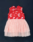 Kyra Dress - Red Blossom Lily