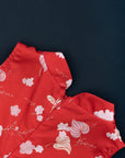 Kyra Dress - Red Blossom Lily