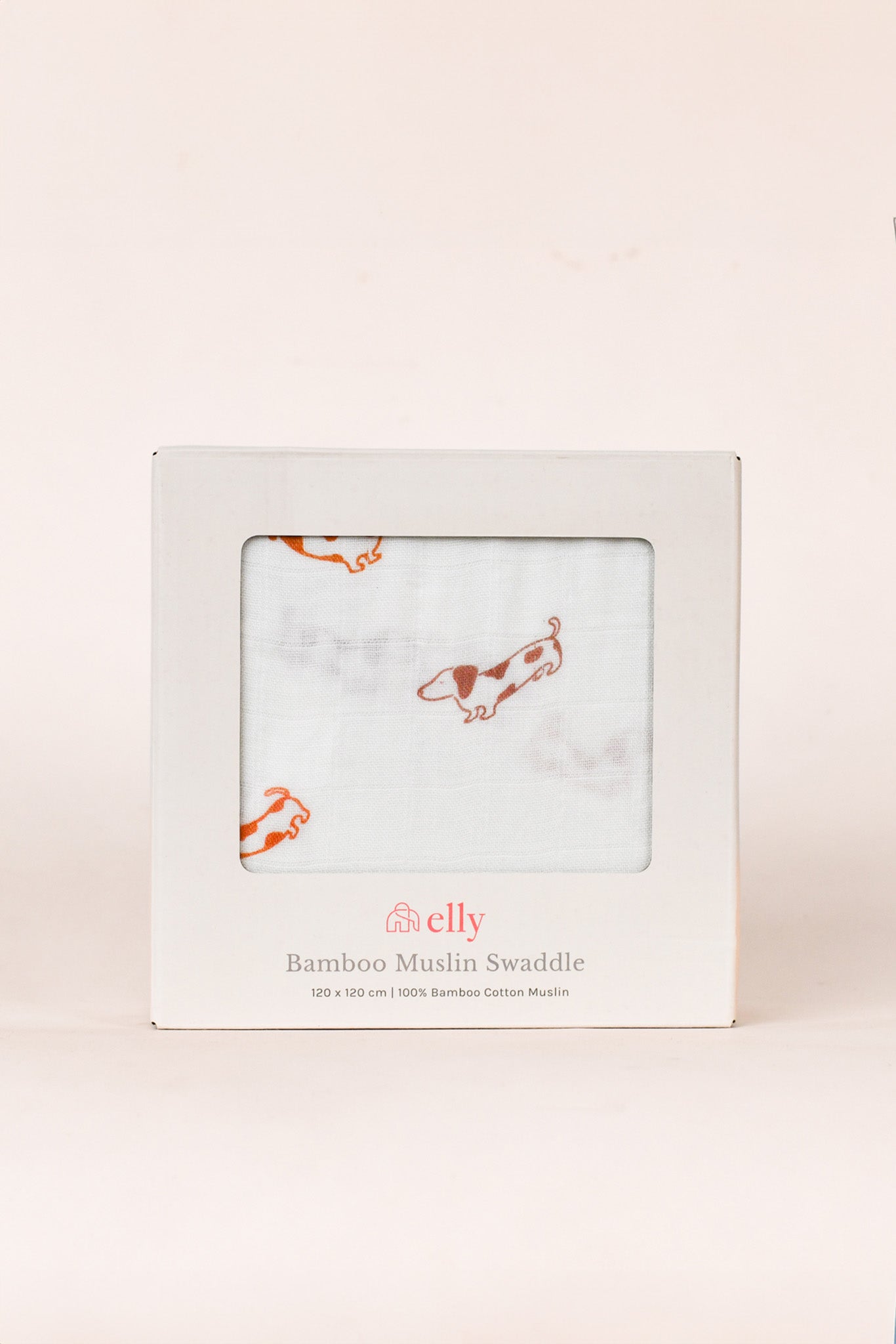 Bamboo Muslin Swaddle - Hot Dogs