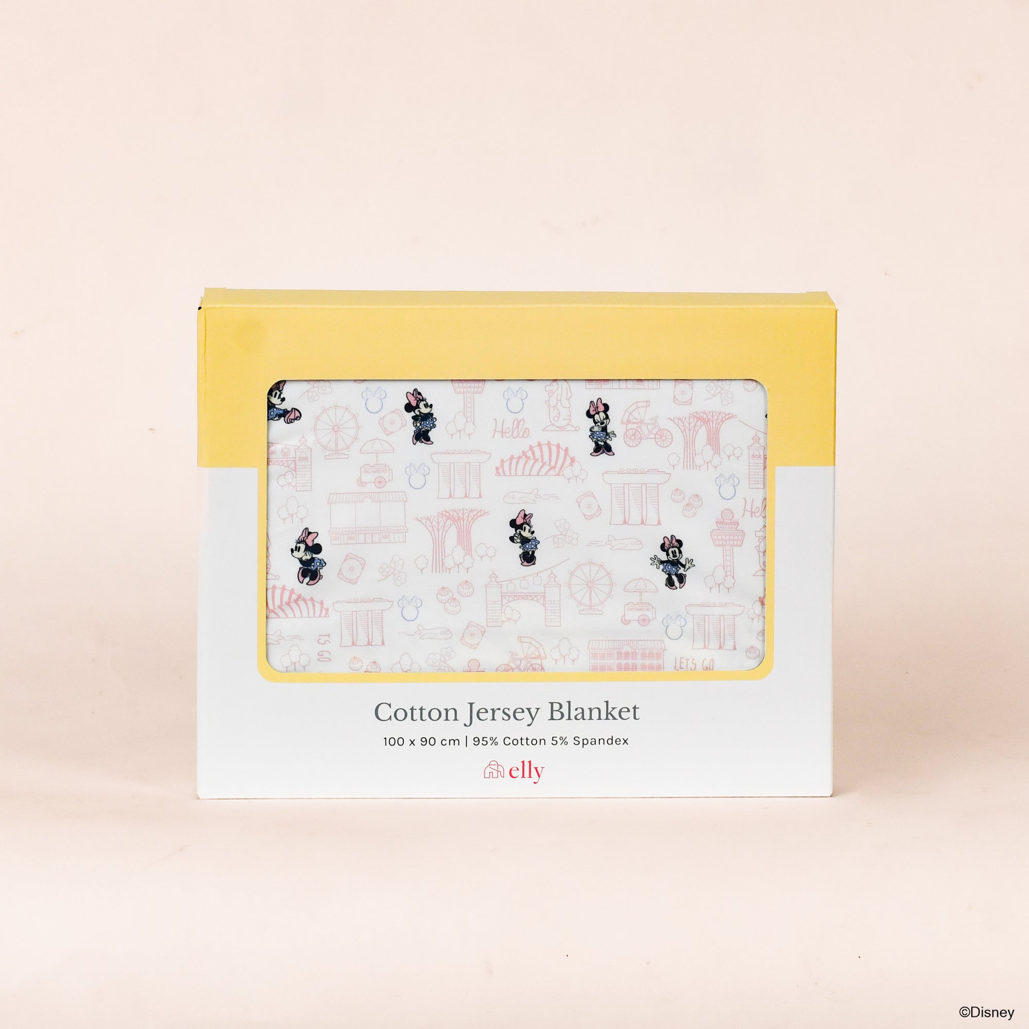 Jersey Blanket - Pink Hello Minnie