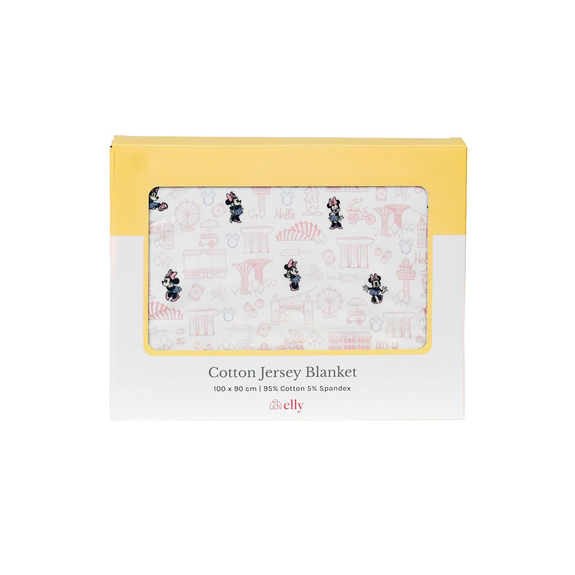 Jersey Blanket - Pink Hello Minnie