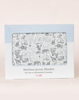 Bamboo Blanket - Grey Elephant Families