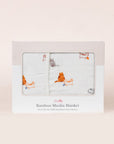 Bamboo Muslin Blanket - Sleepy Cats