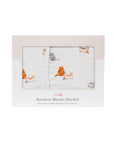 Bamboo Muslin Blanket - Sleepy Cats