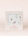 Bamboo Muslin Swaddle - Floral Bunny