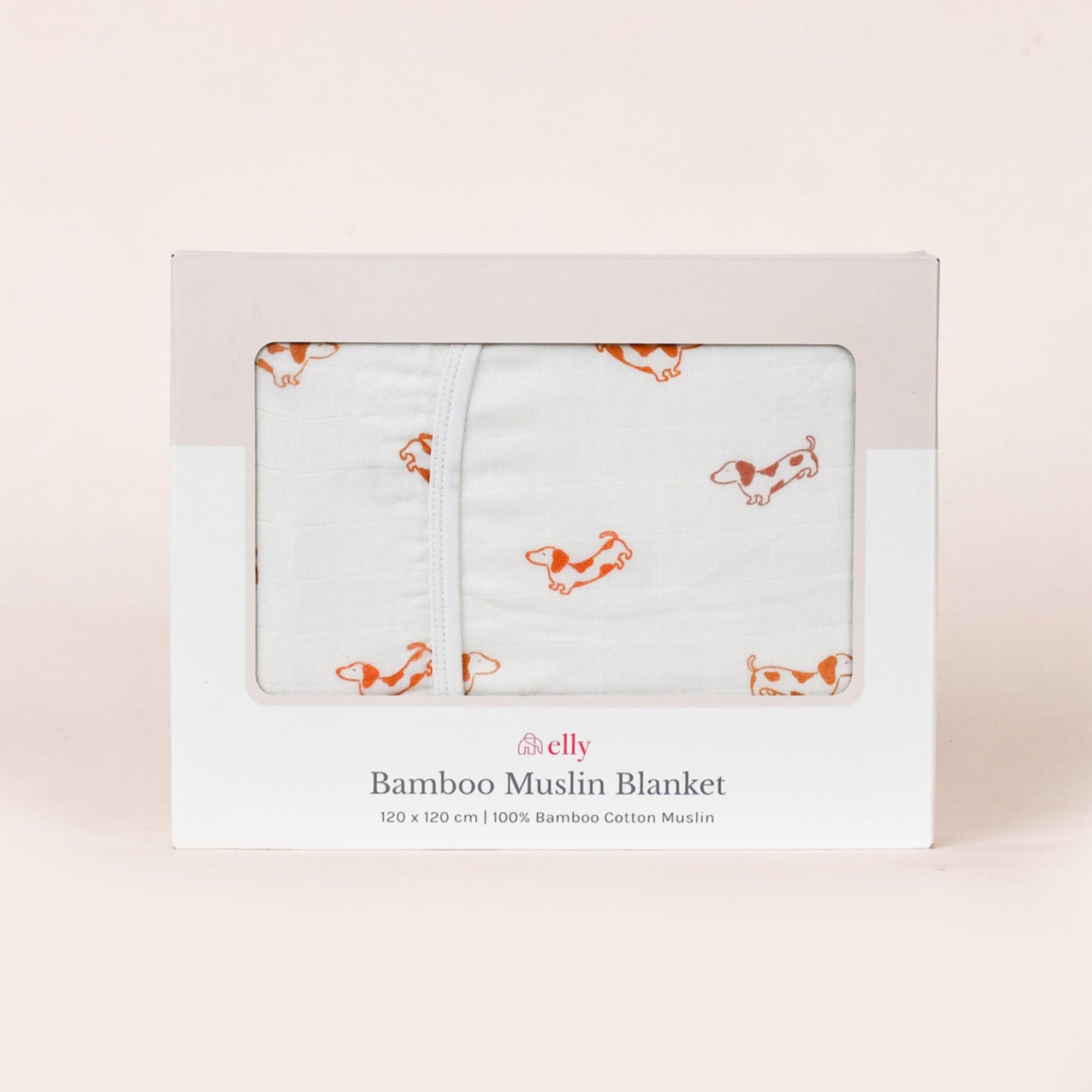 Bamboo Muslin Blanket - Hot Dogs
