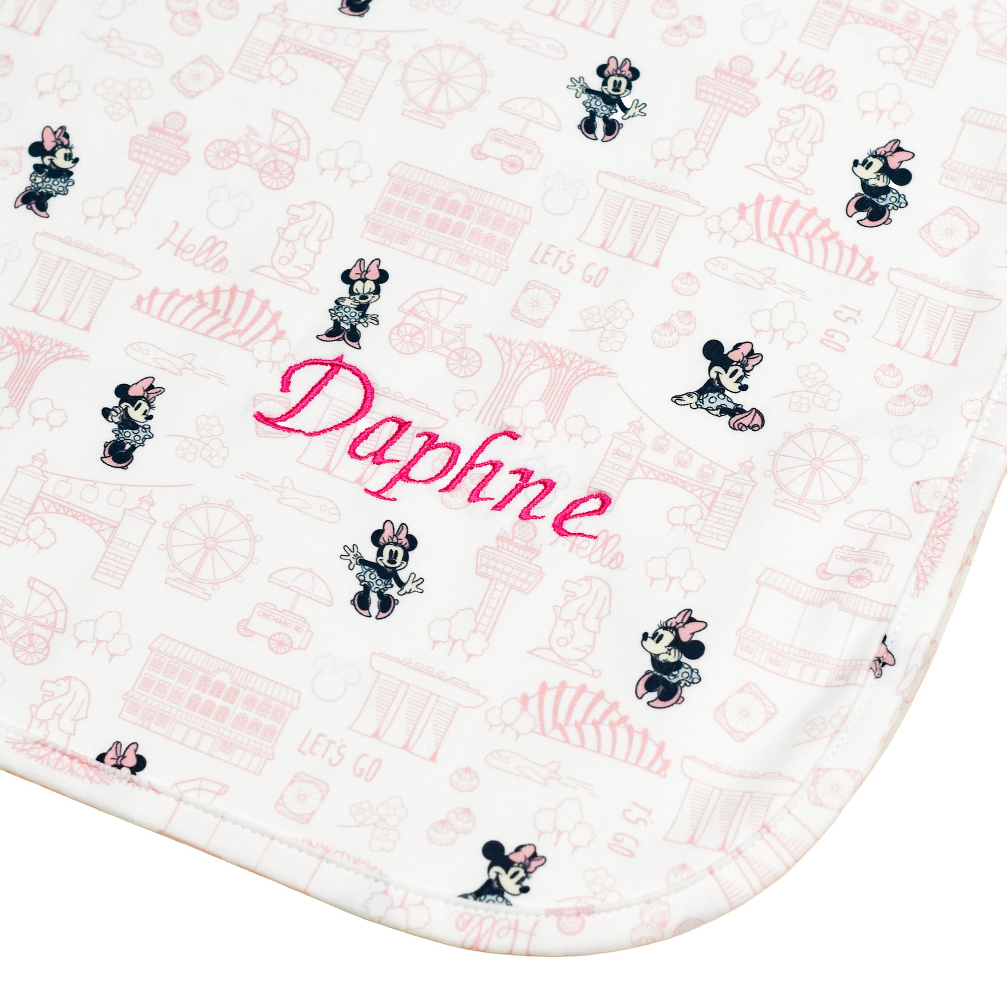 Jersey Blanket - Pink Hello Minnie