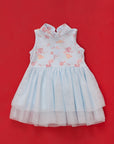Jersey Kyra Dress - Blue Blossom Lily