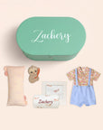 Overalls Keepsake Gift Set - Baby Boy