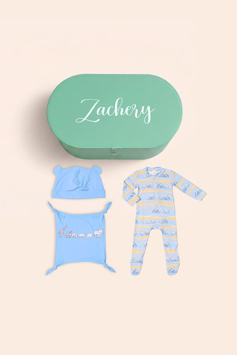 Deluxe Zoo Baby Keepsake Gift Set