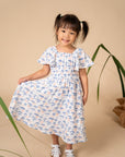 Elise Dress - Blue Safari