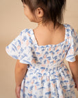 Elise Dress - Blue Safari