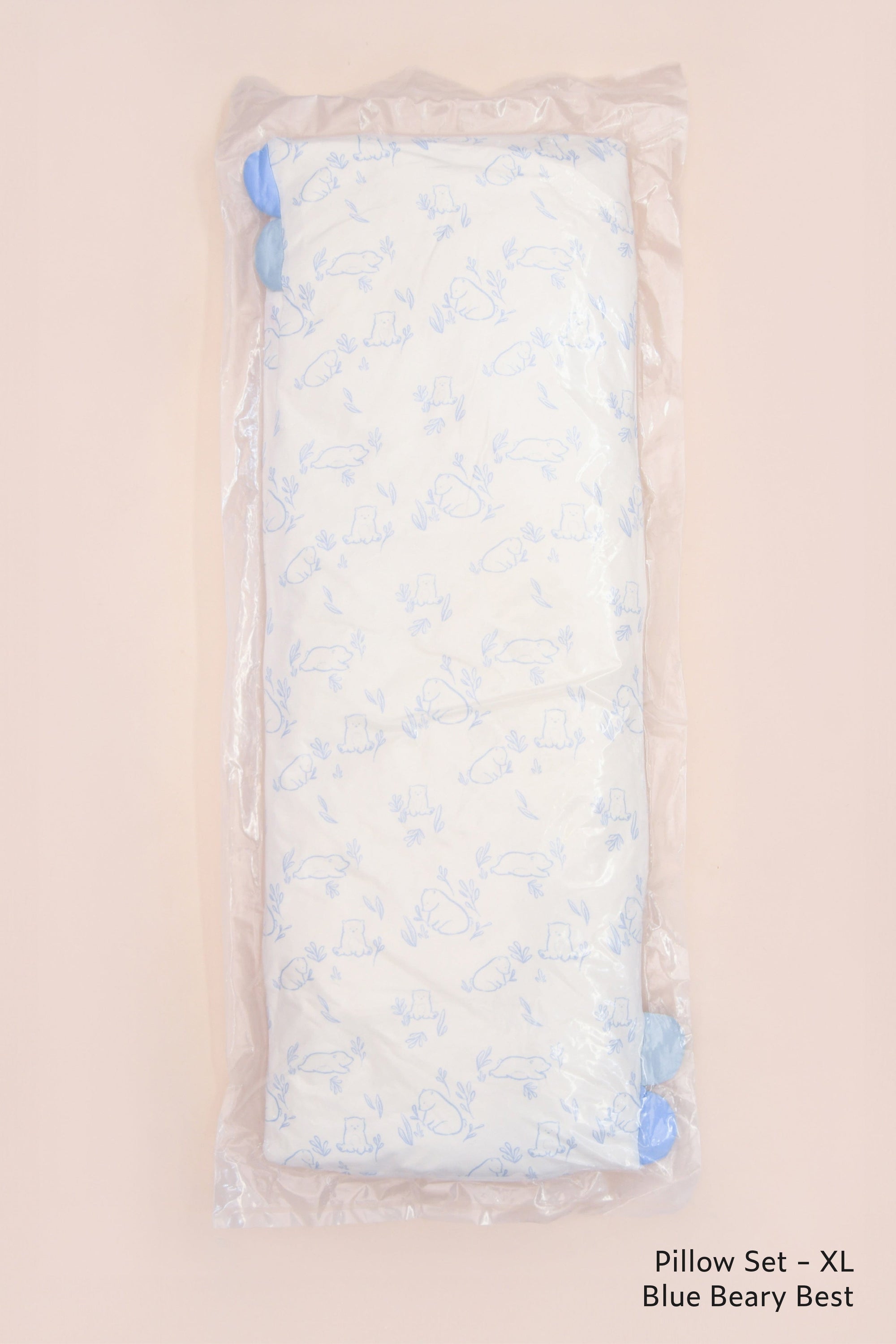 Blue Beary Best XL Pillow Set - Vacuum Sealed