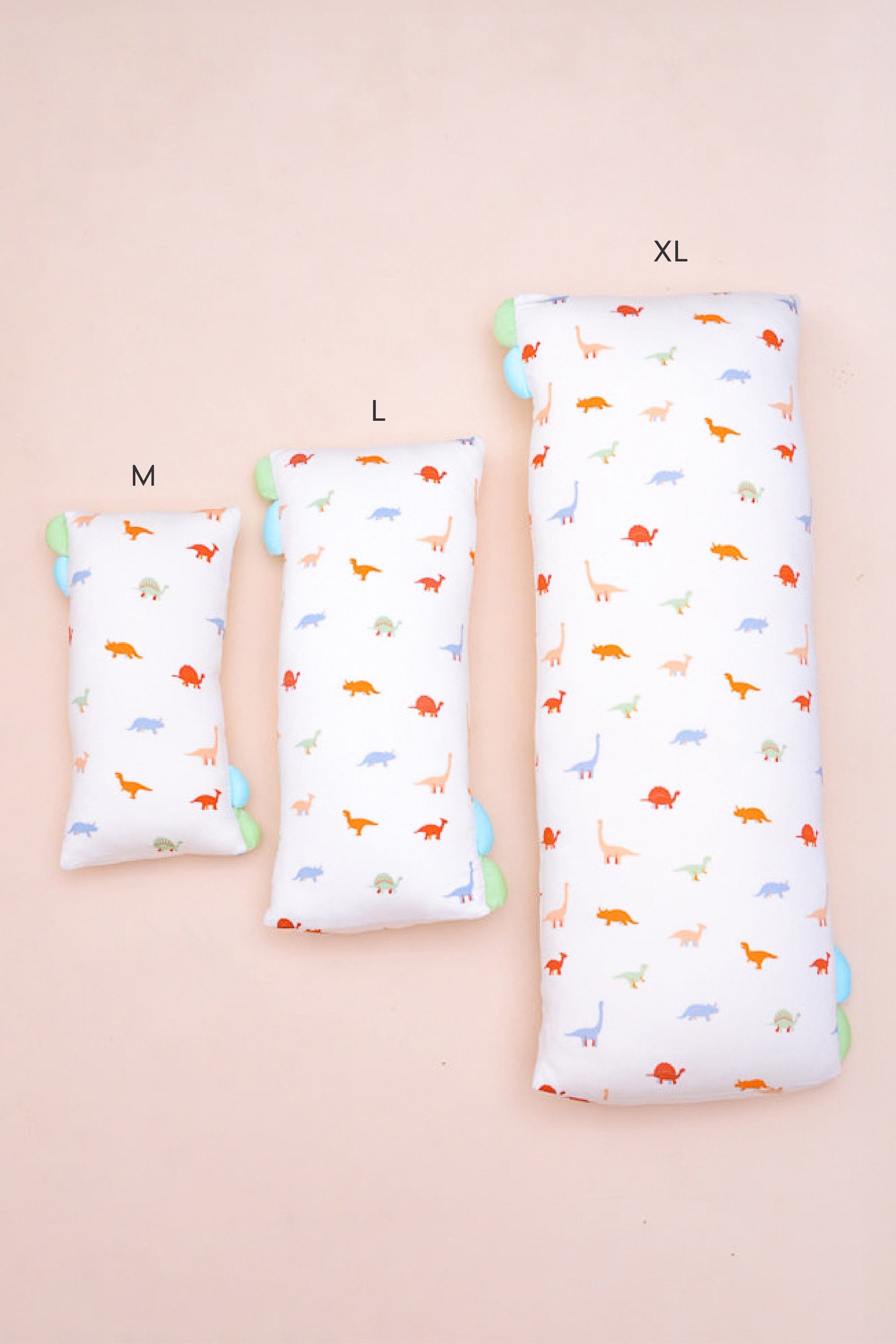 Exploded Pillow - All Sizes (M, L, XL) with Dinosaur Pattern