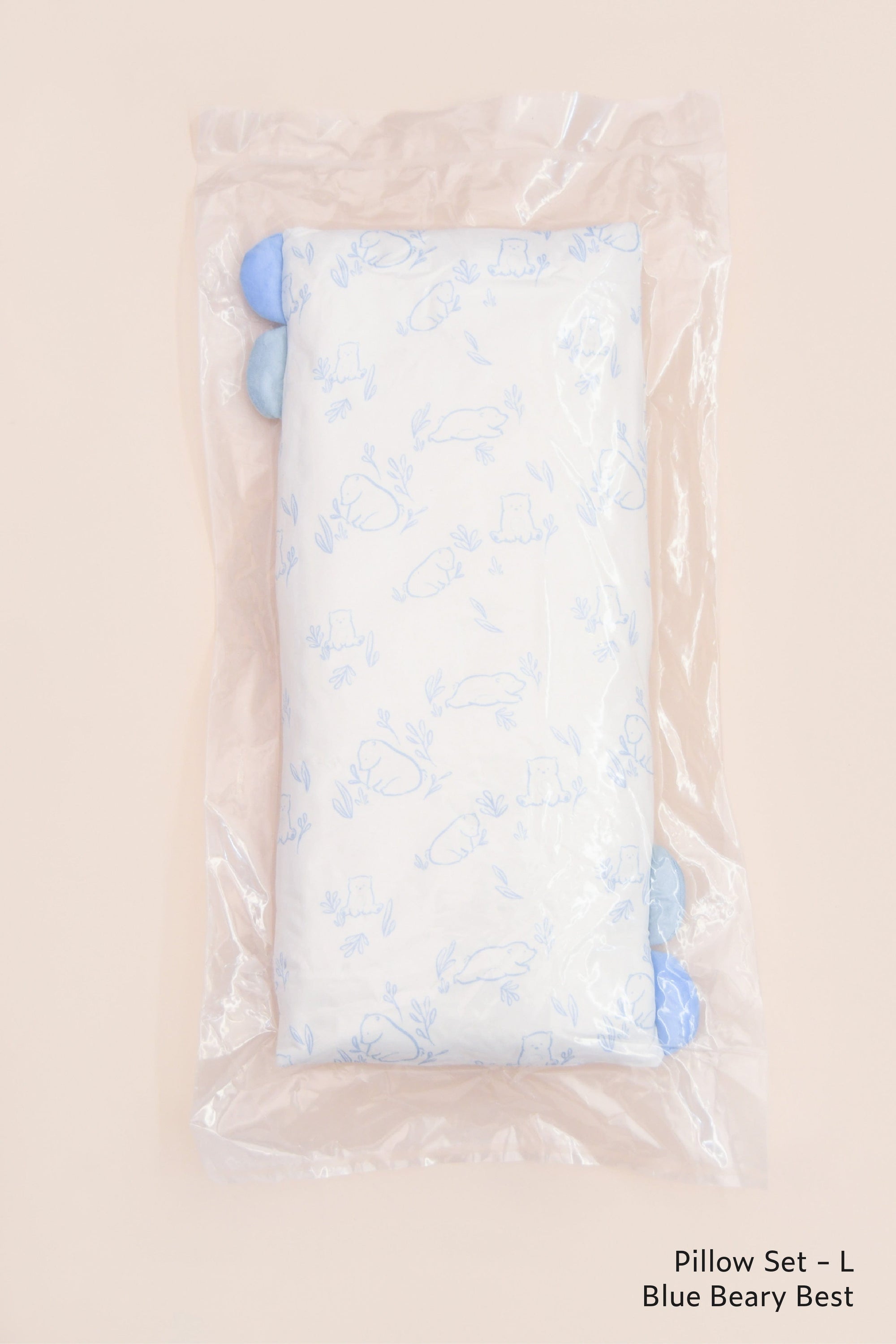 Blue Beary Best L pillow set