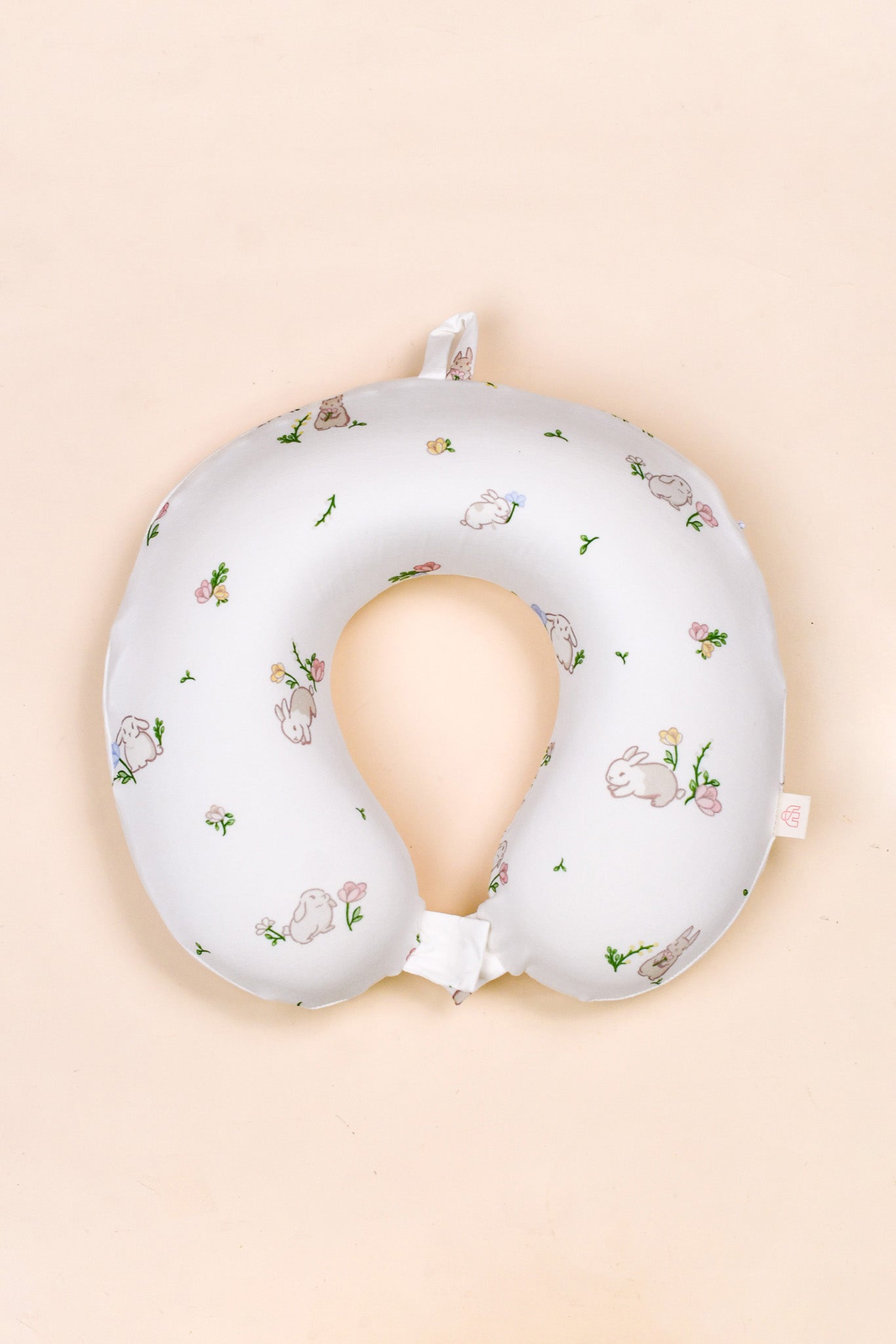 Snuggle Neck Pillow - Floral Bunny