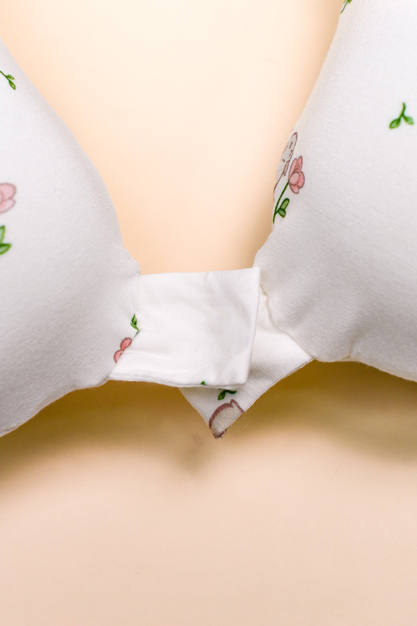 Snuggle Neck Pillow - Floral Bunny