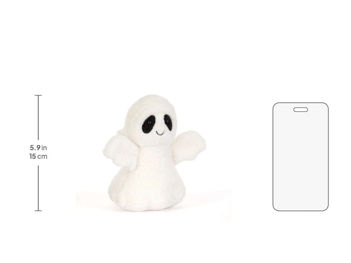 Jellycat Ghost Bob soft white ghost plush measurements