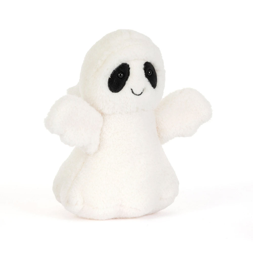 Jellycat Ghost Bob soft white ghost plush, front view