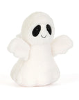 Jellycat Ghost Bob soft white ghost plush, front view