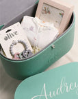 Classic Personalised Turquoise Baby Gift Set | The Elly Store