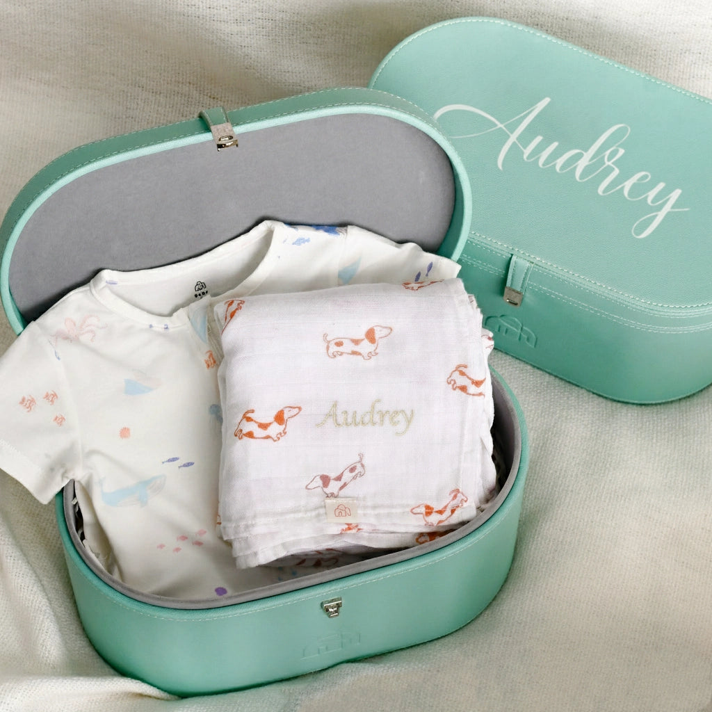 Colourful Sea Creatures Personalisable Turquoise Gift Set