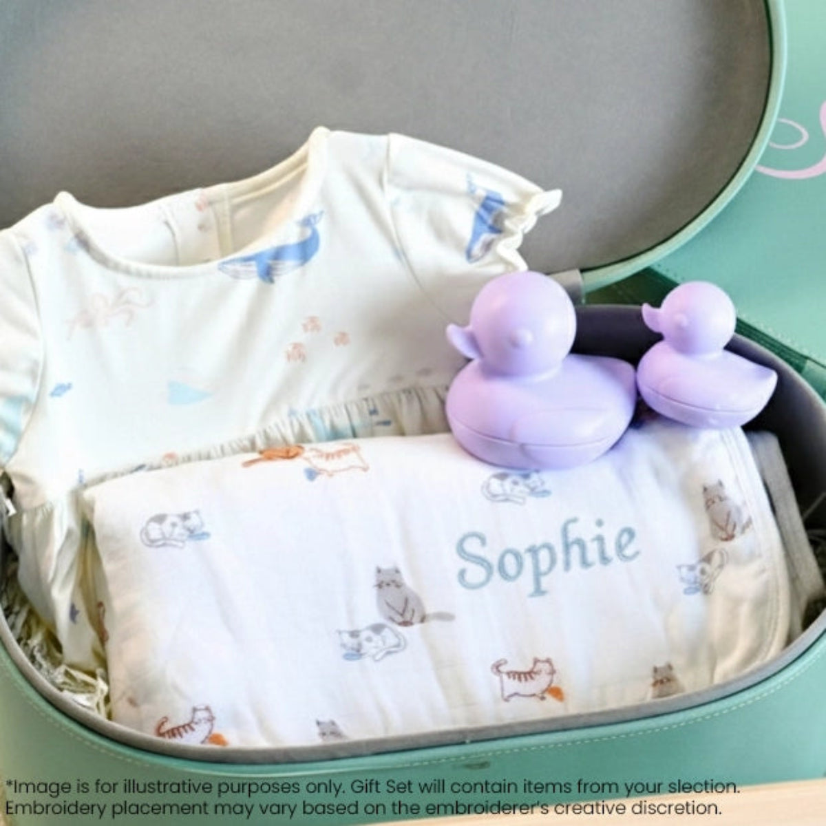 Ocean Breeze Personalised Turquoise Gift Set | The Elly Store