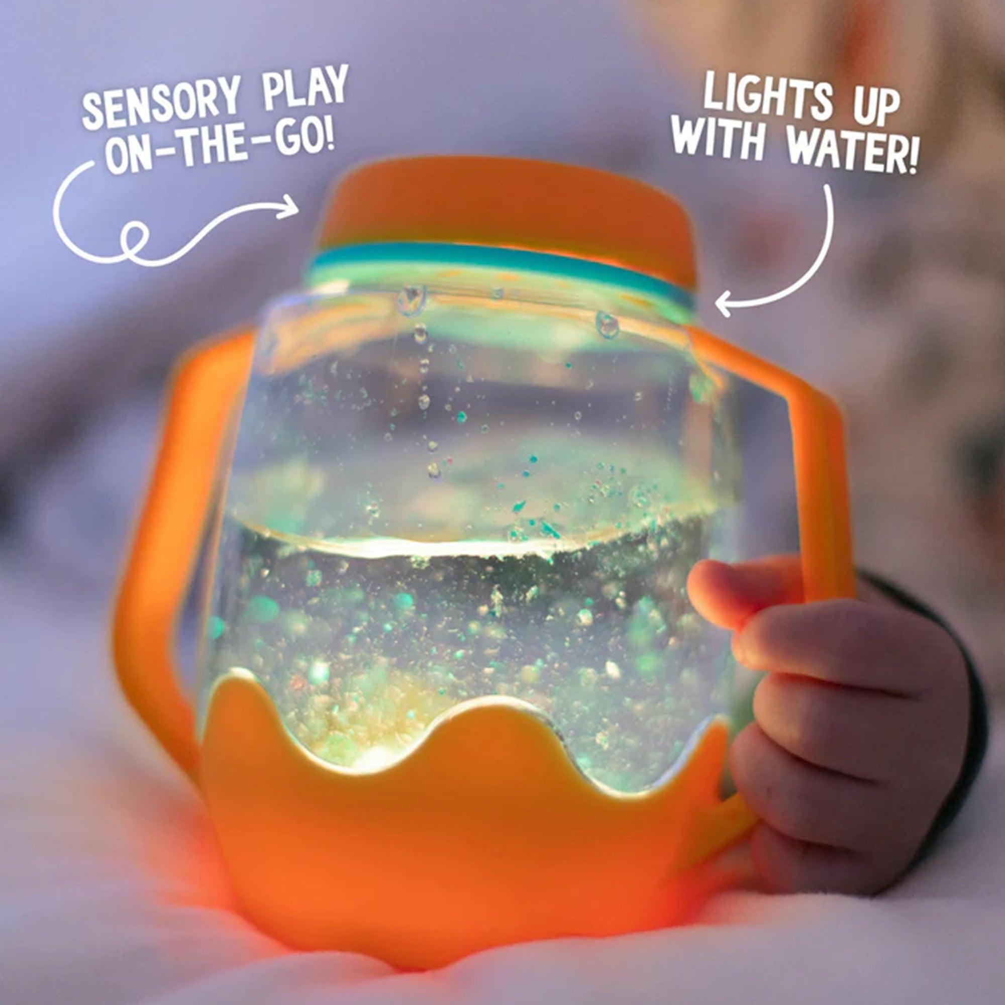 Glo Pals Orange Sensory Jar 