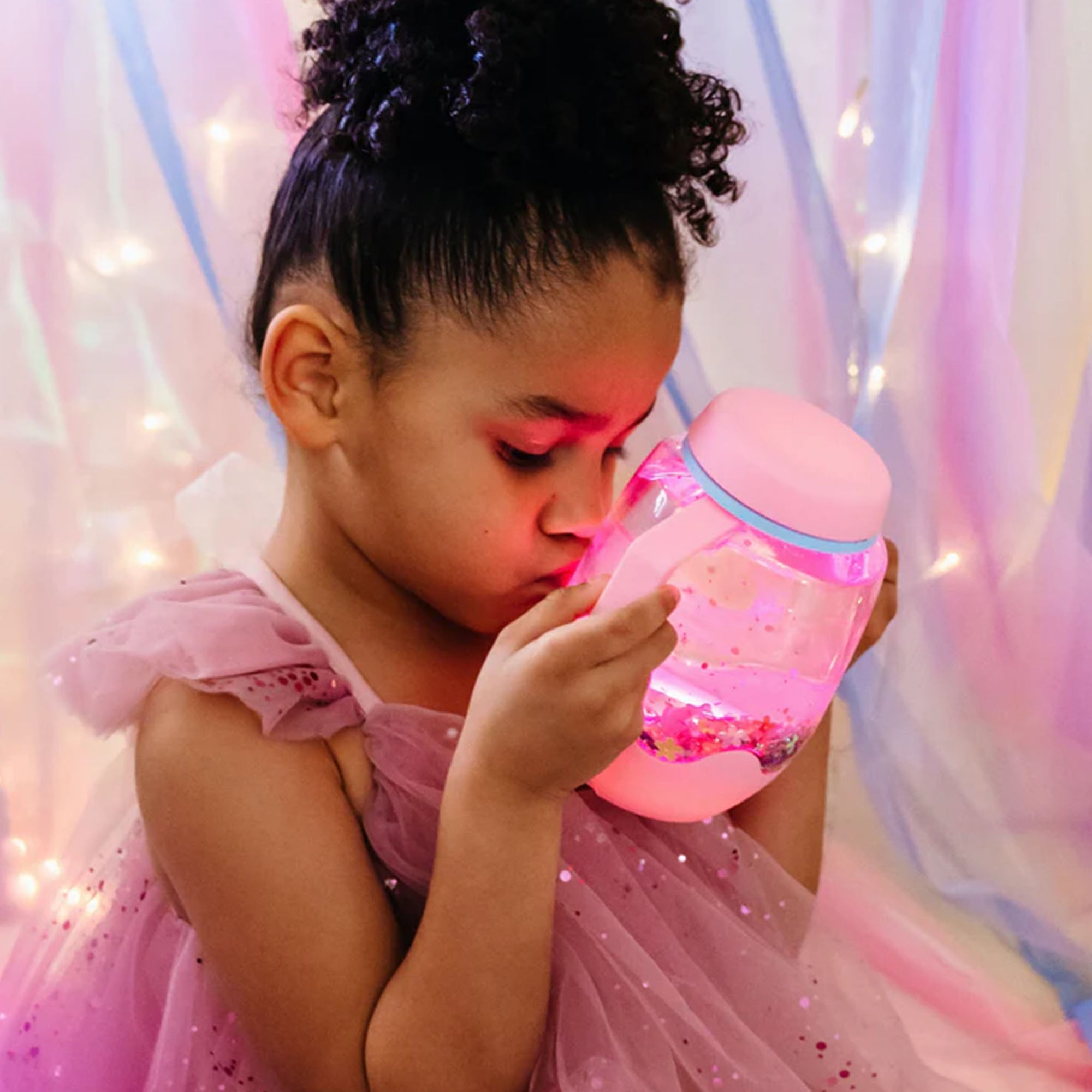 Glo Pals Pink Sensory Jar 