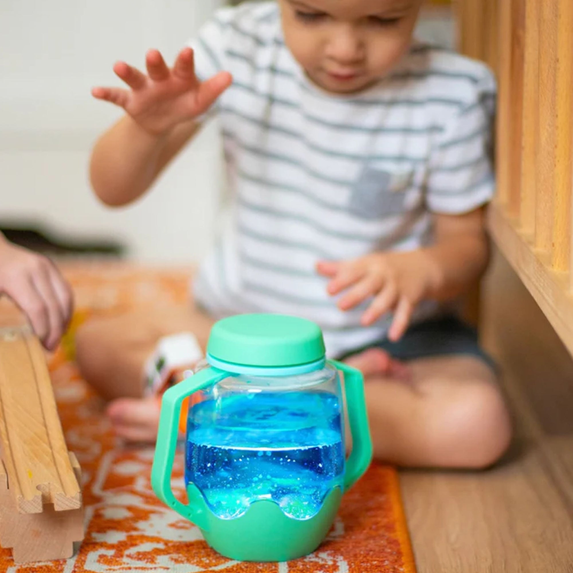 Glo Pals Teal Sensory Jar 