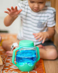 Glo Pals Teal Sensory Jar 