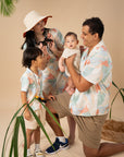 Men's Hawaiian Shirt - Green Landscape