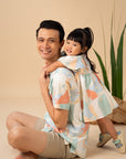Men's Hawaiian Shirt - Green Landscape