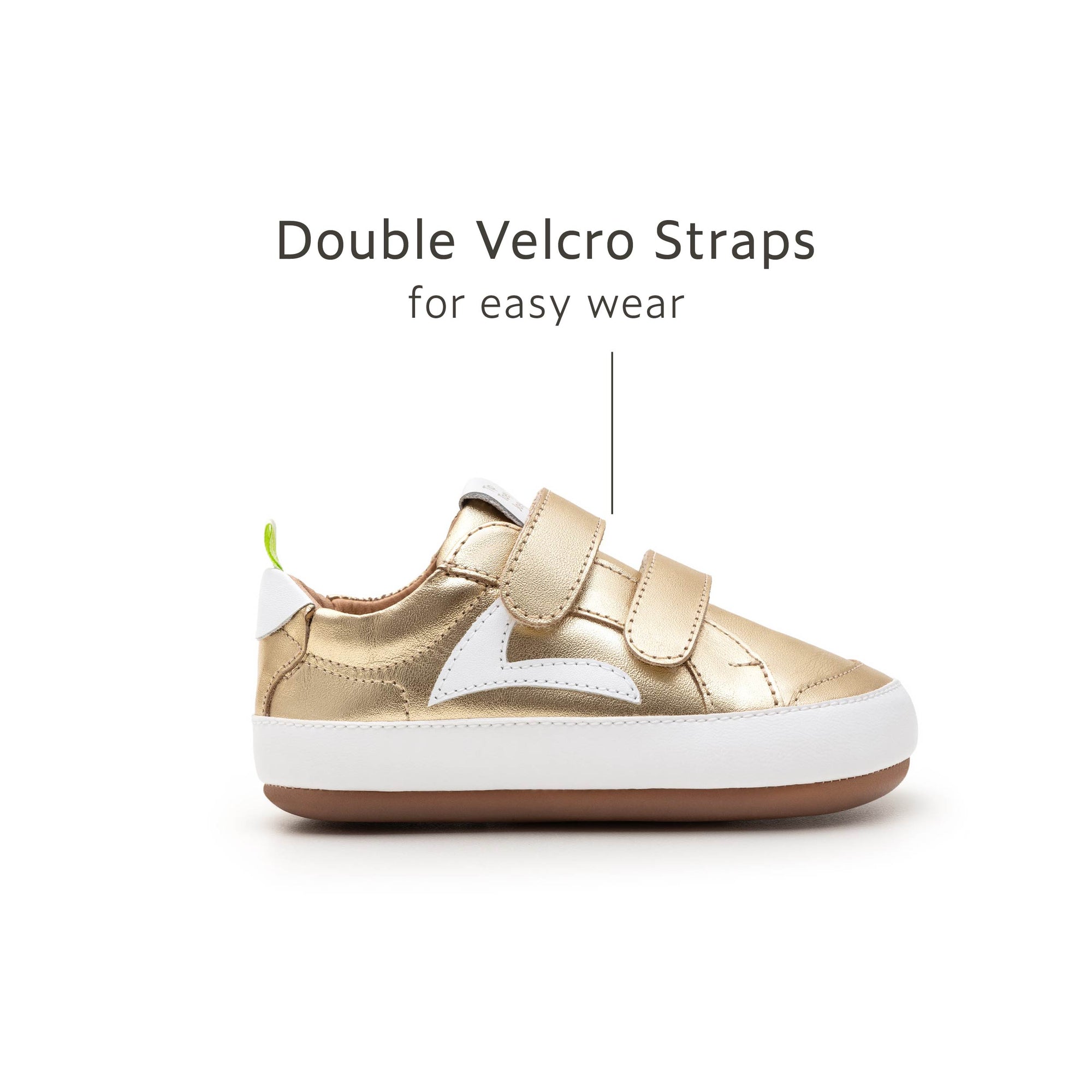 Hopper Sneakers Metal Gold White