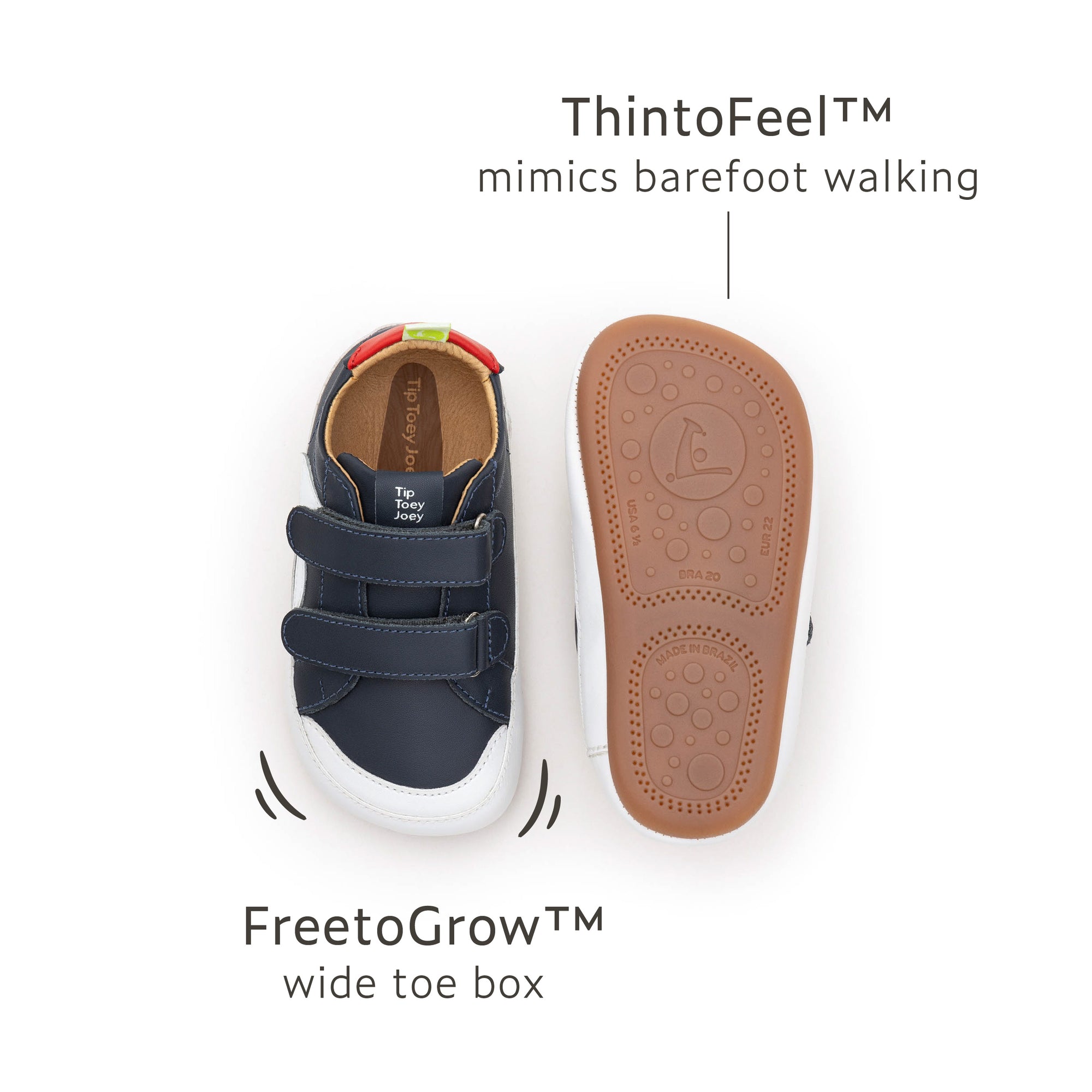 Hopper Sneakers Navy White Tomate