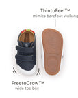 Hopper Sneakers Navy White Tomate
