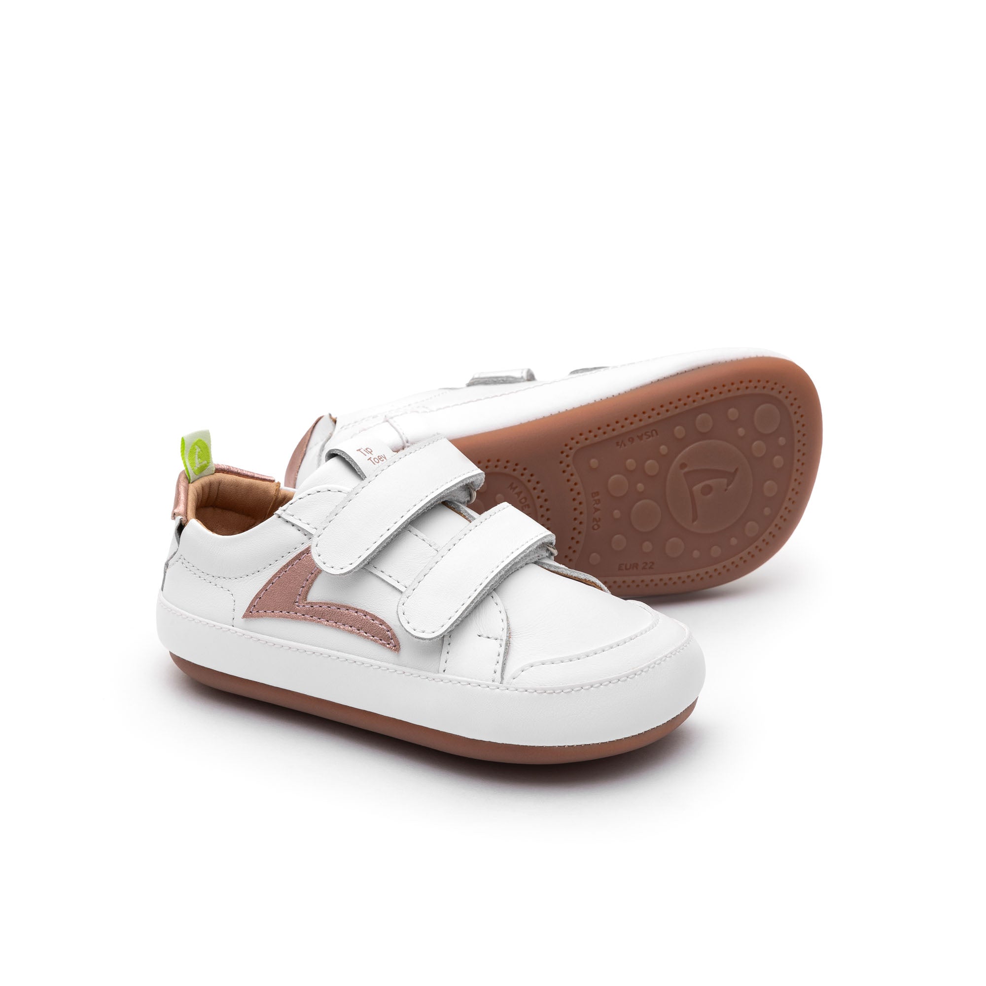 Hopper Sneakers White Rose Gold