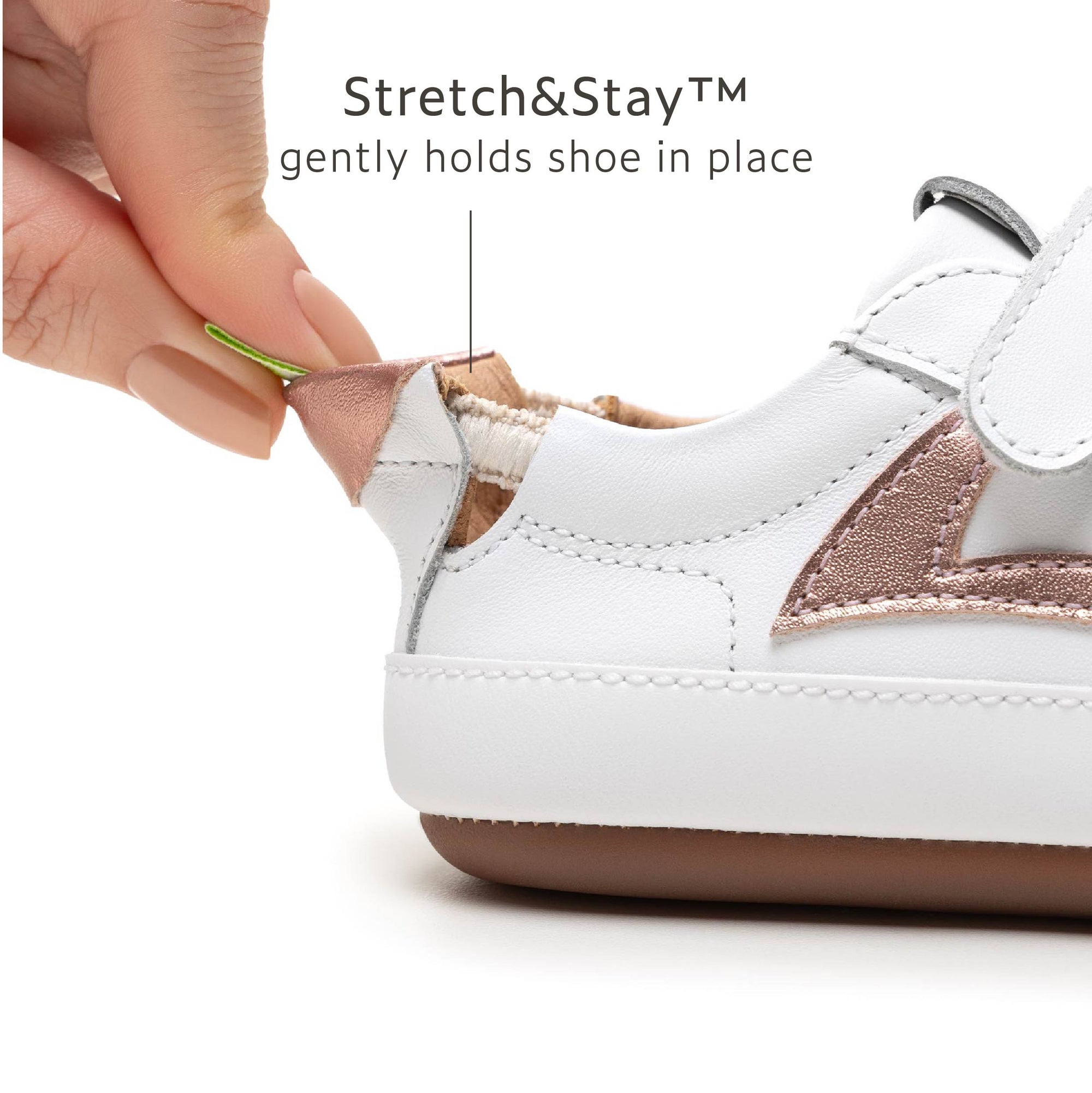 Hopper Sneakers White Rose Gold