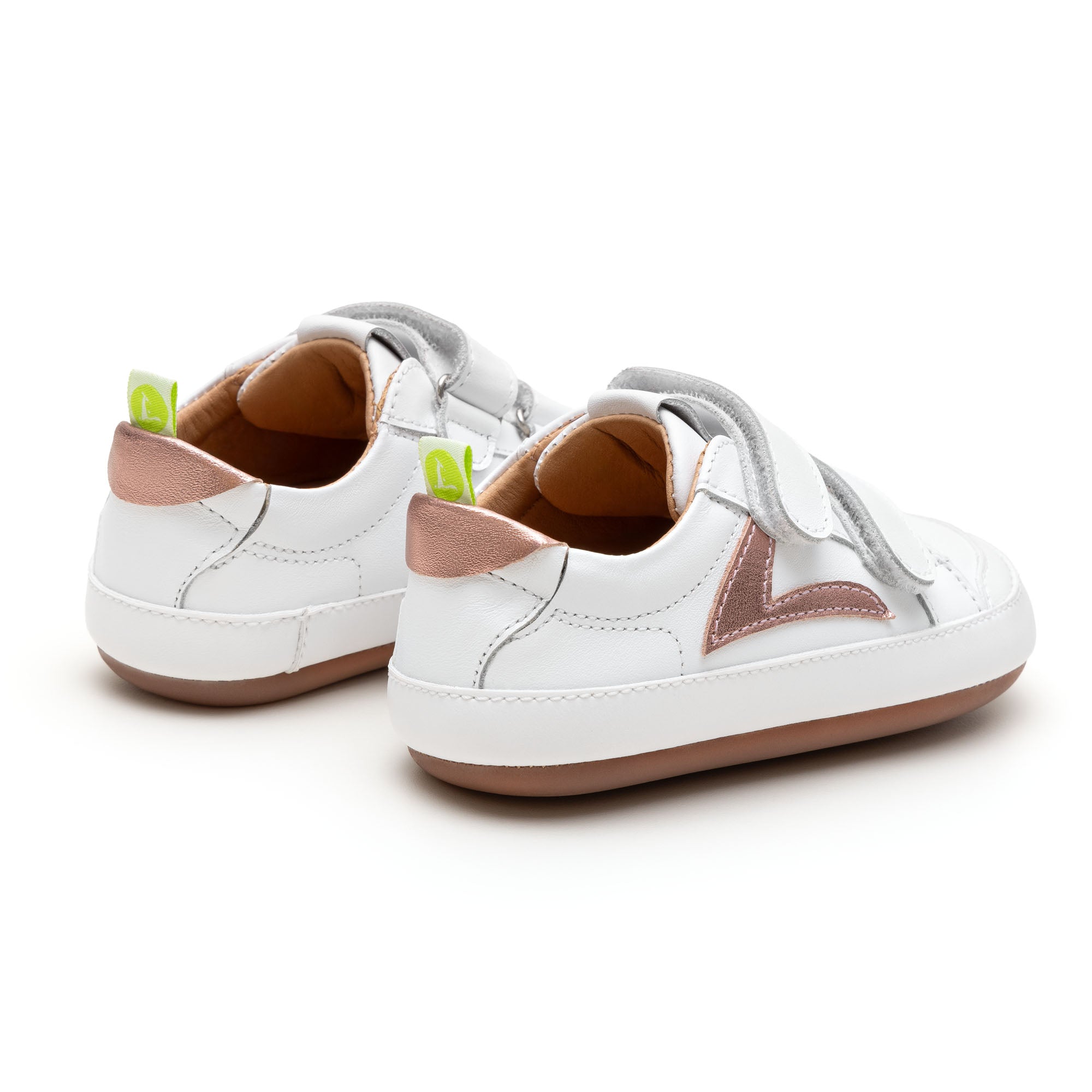 Hopper Sneakers White Rose Gold