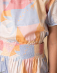 Izzy Skirt - Pink Landscape