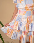 Izzy Skirt - Pink Landscape