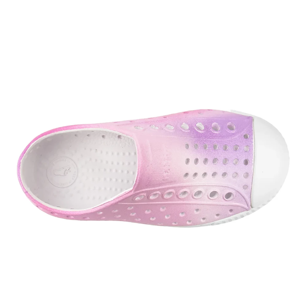 Jefferson Print Child Shell White / Barely Taro Blur