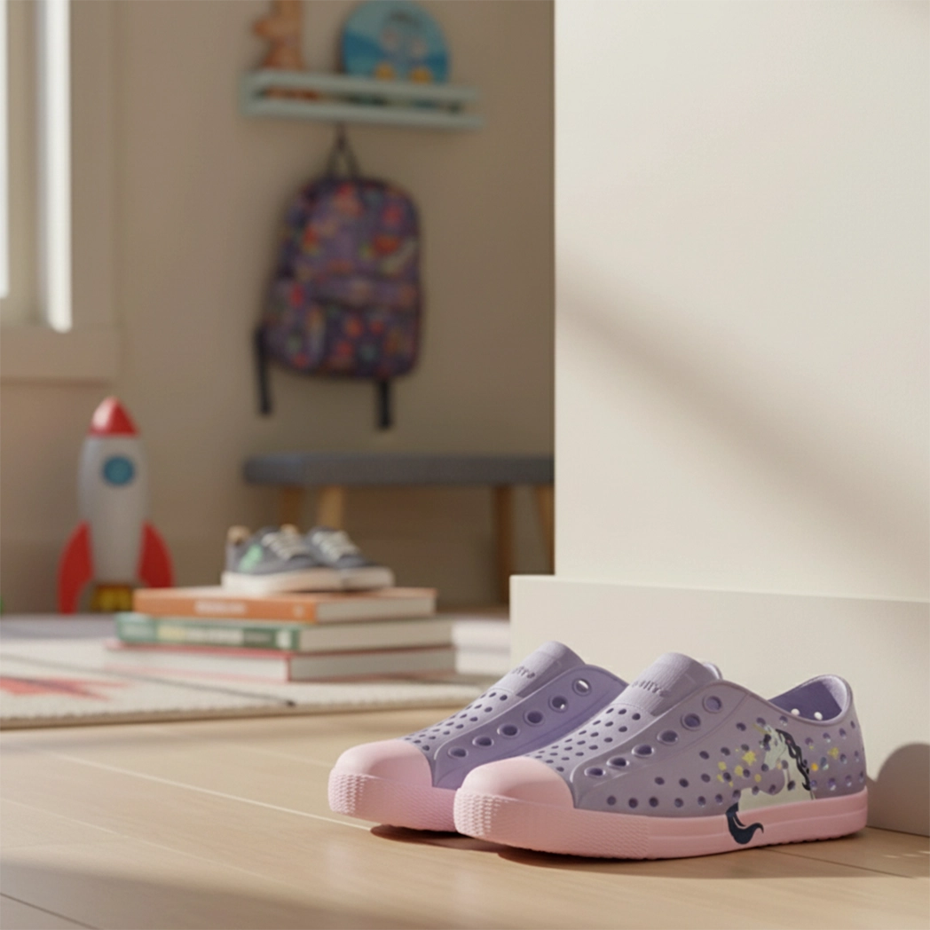 Native Jefferson kids shoes Purple Unicorn