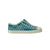 Native teal blue perforated slip-on shoes with breathable design and lightweight comfort