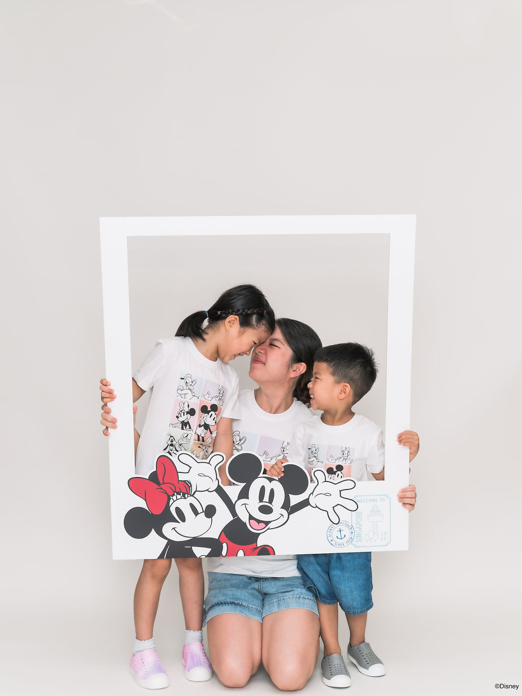 Kids Tee - Pastel Mickey Crew