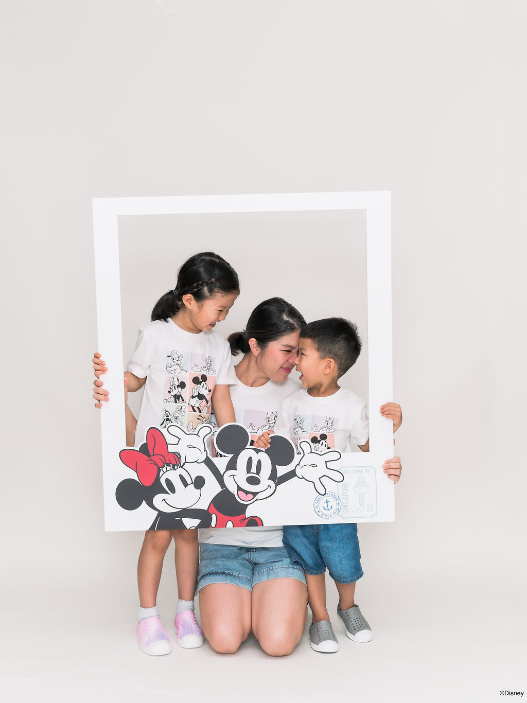 Adult Tee - Pastel Mickey Crew frame