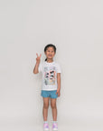 Kids Tee - Pastel Mickey Crew girl