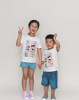 Kids Tee - Pastel Mickey Crew