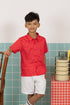 Little Man Shirt - Skyla Red